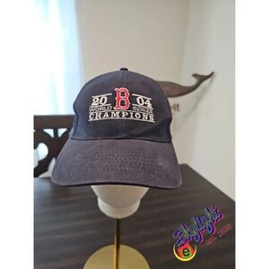 Headmaster 2004 Baseball Blue Boston Red Sox World Series Champions Denim Cap